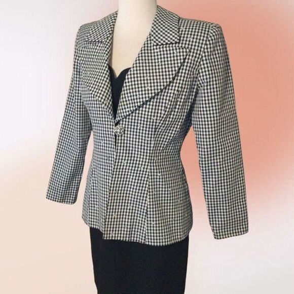 Karen Lawrence by Matthew Vintage Two Piece Embellished Jacket and Dress Size 4 - Picture 4 of 13